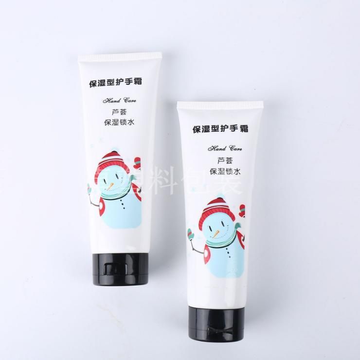 60ml Customized White Cosmetic Plastic Bottle Hose for Hand Cream/ Pigment/ Cleansing Cream/Toothpaste Packaging Bottle Plastic Soft Tube Squeeze Bottle