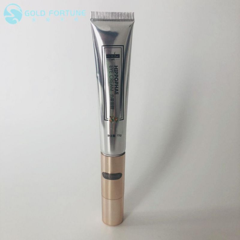 High Quality Small Size Gradient PE Tube with Massage Head for Eye Cream