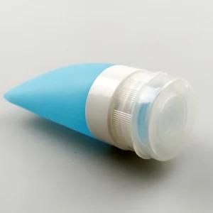 Small Toothpaste-Shaped Tsa Approved Leak Proof Food Grade Silicone Cosmetics Bottles, Blue