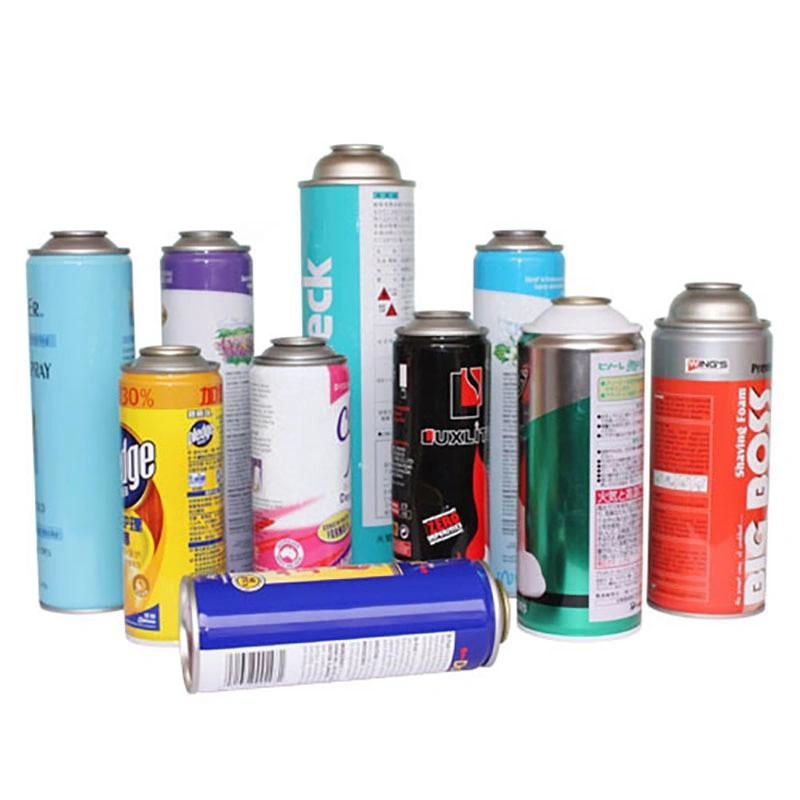 China Tinplate Aluminum Cosmetic Jar Aerosol Can for Cosmetic Spray Packaging