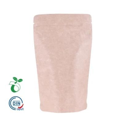 Recycle Kraft Paper Plastic Bags Biodegradable Zipper Bag Wholesale