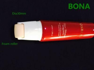 Cosmetic Tube with Metal Roller Applicator