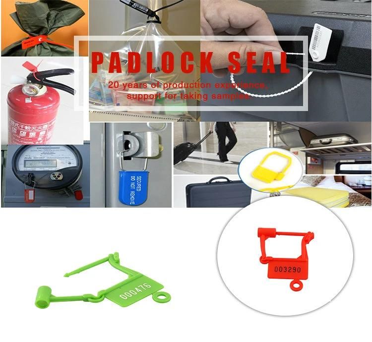 Indicative Padlock Seal Plastic Seal with Best Price