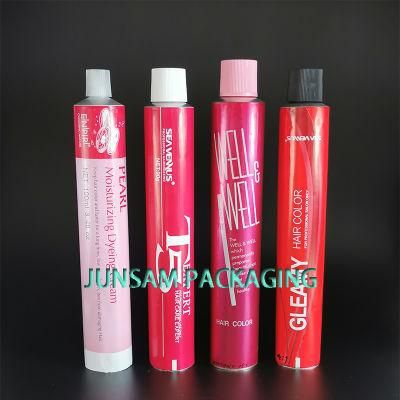 Hair Coloring Tube Aluminium Foldable Metal Packaging Sealed Membrane China Supplier