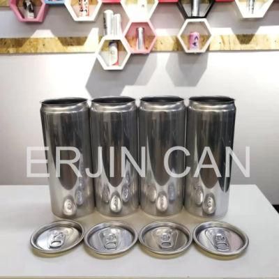 Erjin Printed Aluminum Beer Can and 202 Lid