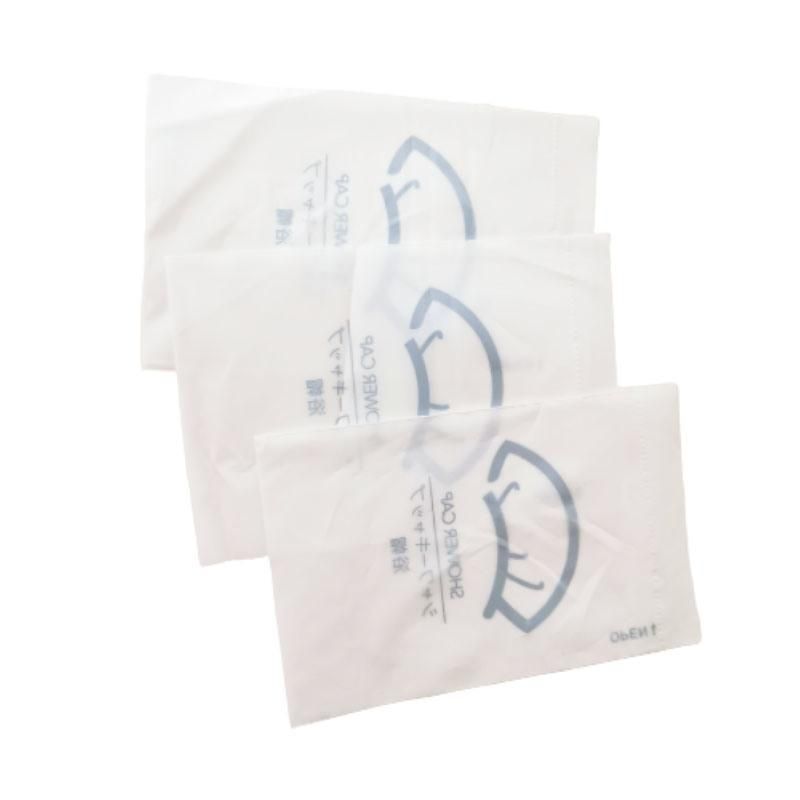 100% Biodegradable Shower Cap Packaging Bags Plastic Bag with Logo