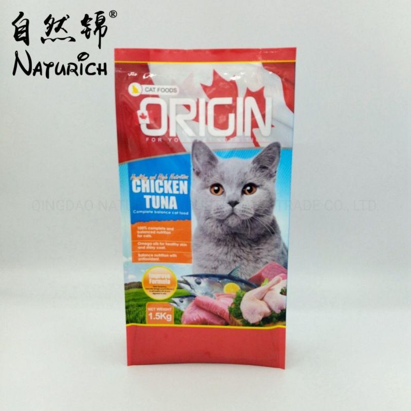 1.5kg Cat Food Packing Bag Plastic Packing Pouch Feed Bags