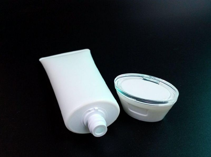 Clear Acrylic Top Filp Cap Packing Tube