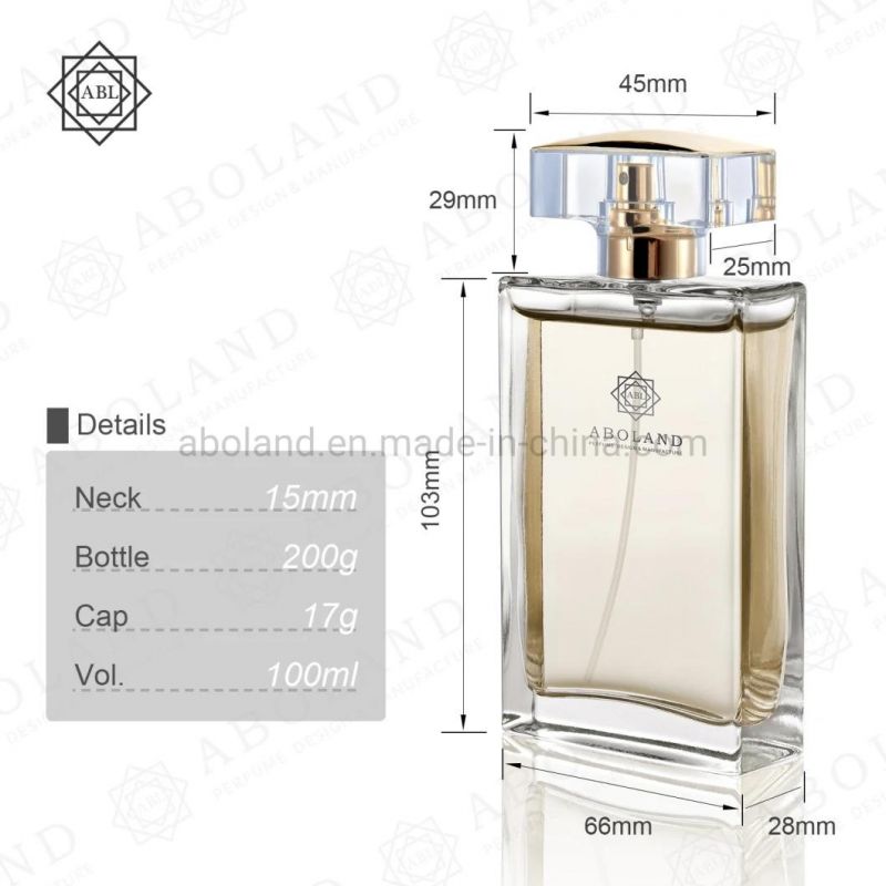 Simple Design Bottle Wholesale Custom Perfume Glass Bottle
