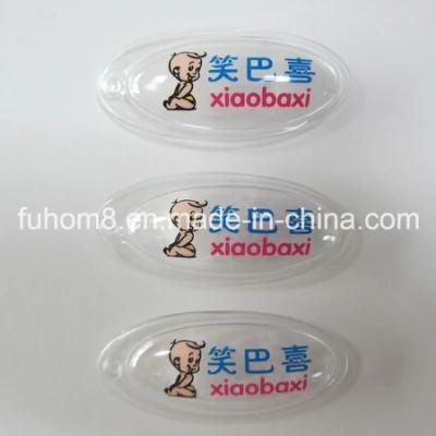 Customized Down Filled Plastic Hang Tag for Garment