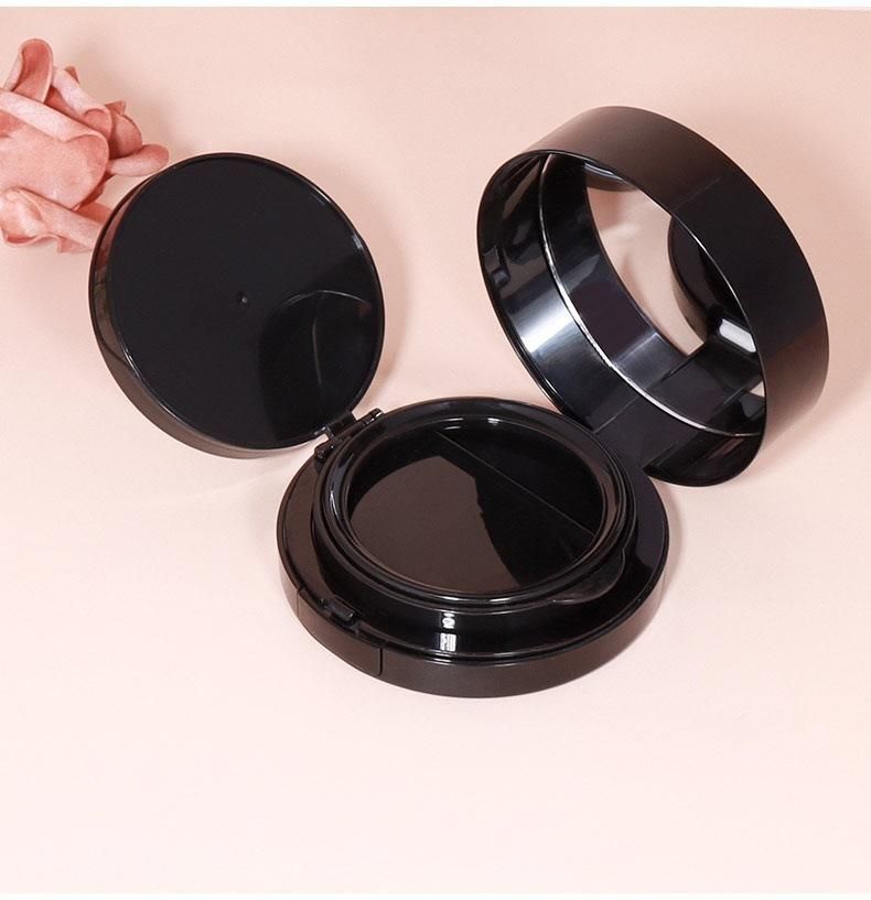 Qd50 Plastic Portable Cosmetic Air Cushion Box Plastic Compact Powder Case with Clear Lid Have Stock