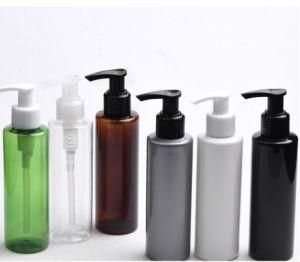 150ml Pet Plastic Flat Shoulder Cosmetic Shower Gel Lotion Pump Shampoo Bottle