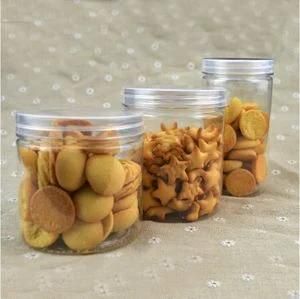 Different Size Plastic Biscuit Packaging Cylinder