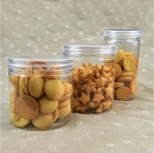Different Size Plastic Biscuit Packaging Cylinder