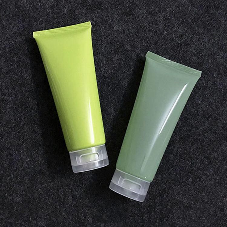 Colored Plastic Cosmetic Tube with Nozzle Cap