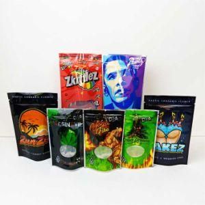 Zkittlez Skittles Medicated Cannaburst Flash Smell Proof Mylar Bags Soft Touch Ziplock Child Resistant Pouch