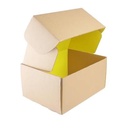 China Supplier Custom Printed Corrugated Board Paper Box Apparel Packaging Mailer for Dress Shoes Cloth Mailing Shipping