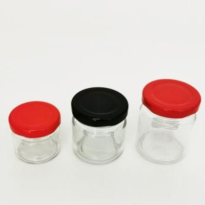 25ml 35ml 50ml 75ml 100ml Mini Honey Jars Sauce Glass Jar with Tinplate Lid