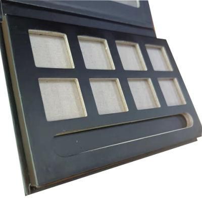 Factory Cusmized Cosmetic Grey Cardboard 8 Color with UV Spot Eye Shadow Palette