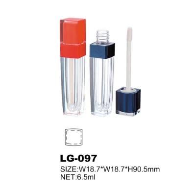 Square Lip Gloss Containers with Applicator Cosmetic Packaging