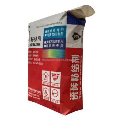 Eco-Friendly Biodegradable White Portland Cement Bag 42.5 Kraft Paper Valve Bag