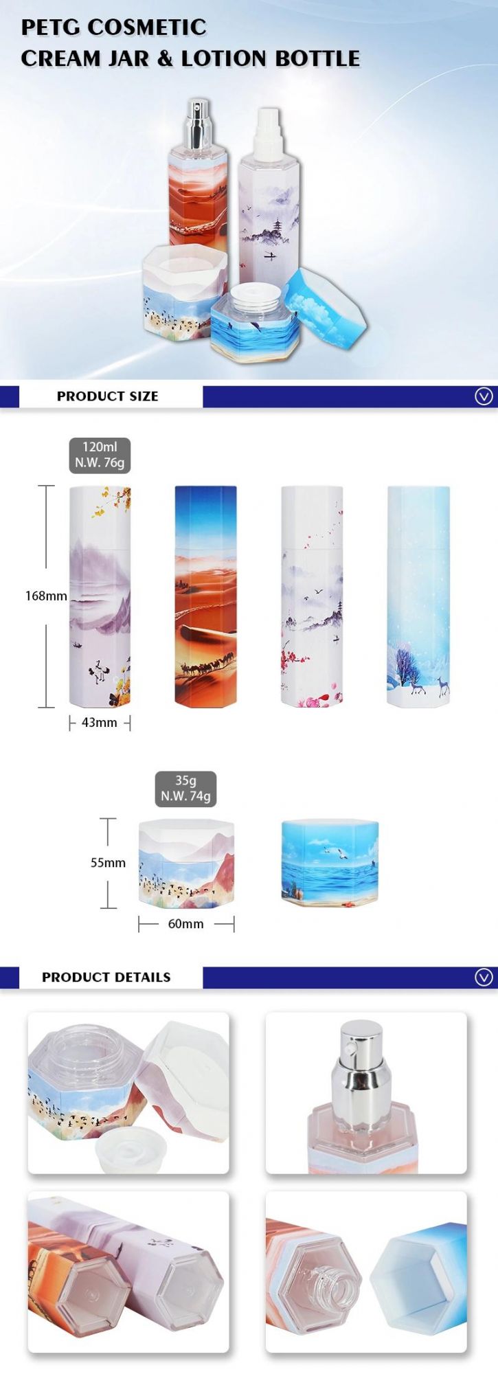 Factory New Shaped 35g Mini Cream Jars Plastic Cans for Cosmetic
