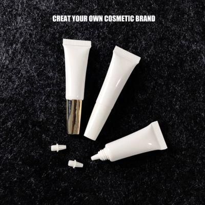 White Black Squeeze Liquid Facial Cleanser Cosmetic Hand Foam Cream Lotion PE Plastic Soft Tube