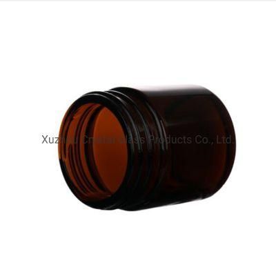 100g Cream Glass Bottle Cosmetic Glass Jar Cosmetic packaging with Plastic Lis