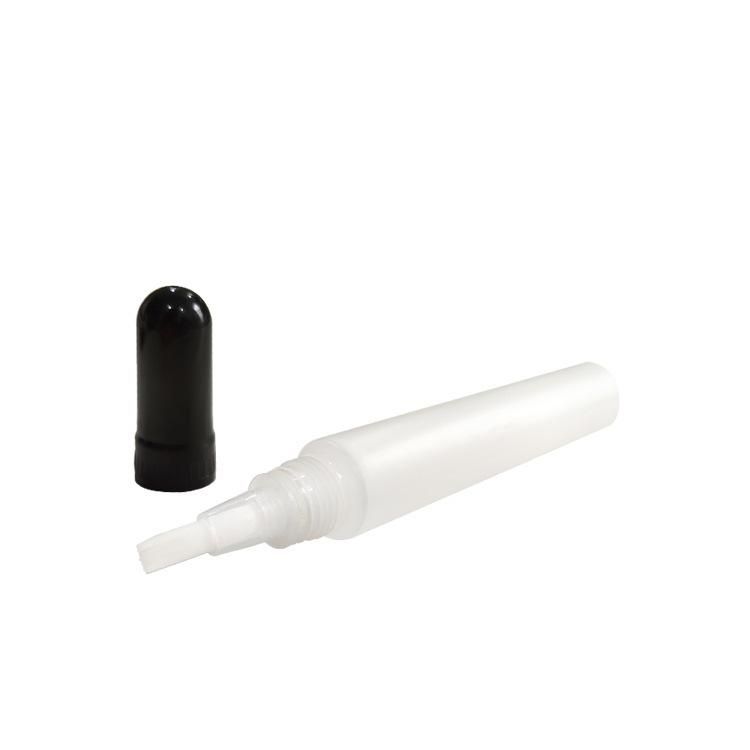 Empty Round Lip Gloss Tube with Brush Applicator Lip Gloss Lip Care Tube Packaging
