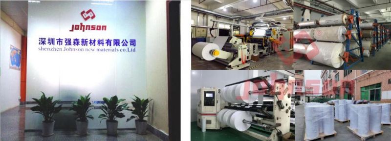 Szjohnson China Manufacturer Self Adhesive Inkjet Glossy Paper PP for Pigment Dye Ink Memjet Print