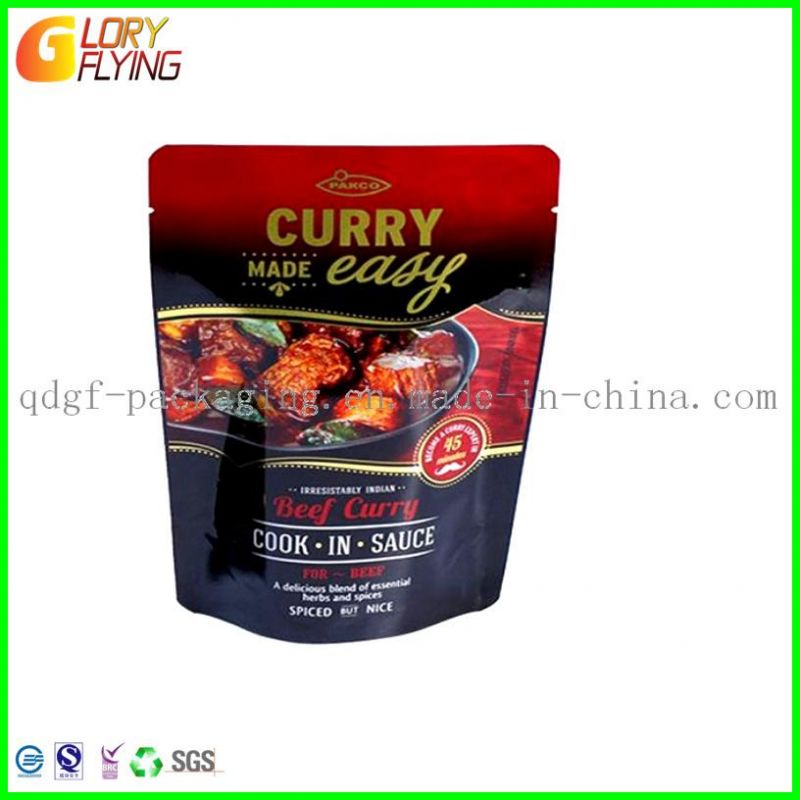 Aluminum Foil Vacuum Food Packaging Bags/ Plastic Bag with Gravure Printing