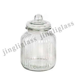 Round Shaped Storage Glass Jar with Good Quality