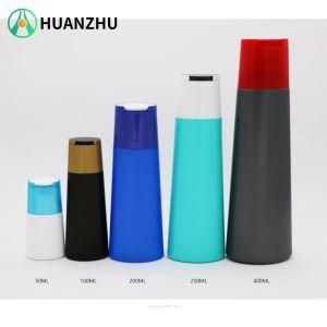 50ml 100ml 200ml 250ml 400ml Blue Black White Grey Oval Shape Shampoo HDPE Bottle