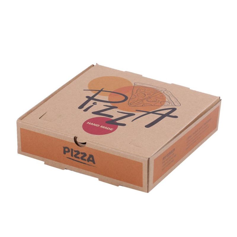 Custom Print Size Logo Paper Pizza Box