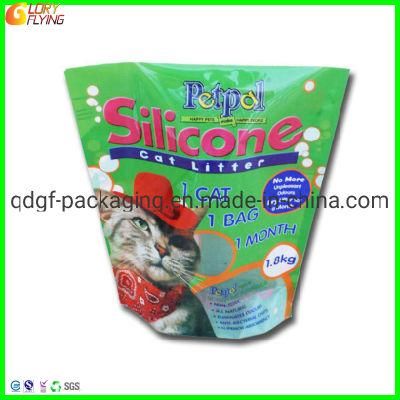 Punching Packaging Bags Hand Bag for Cat Litter Packaging