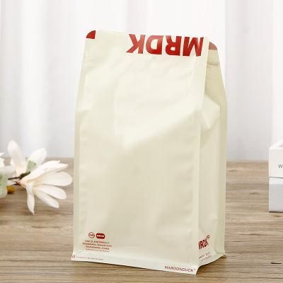 Coffee Beans Bag Tea Packaging for Coffee Tea Bags with Zipper Valve and Zipper Coffee Packaging Bags Stand up Pouch