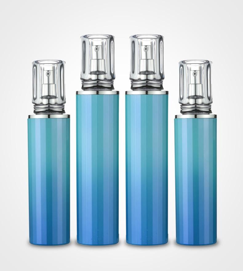 15ml 50ml 100ml 120ml Blue Color Small Cream Bottle Acrylic Cosmetic Bottle