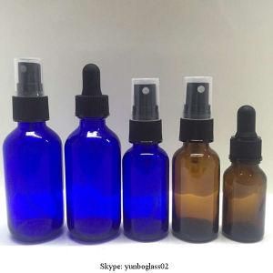 1/2oz 15ml Cobalt Blue Glass Dropper Bottles