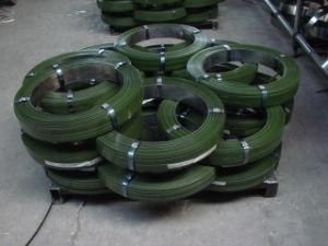 High Quality Painted Green Steel Strapping