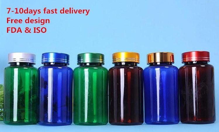 Empty 250ml 700ml 1000ml Plastic Capsule Jar for Vitamin