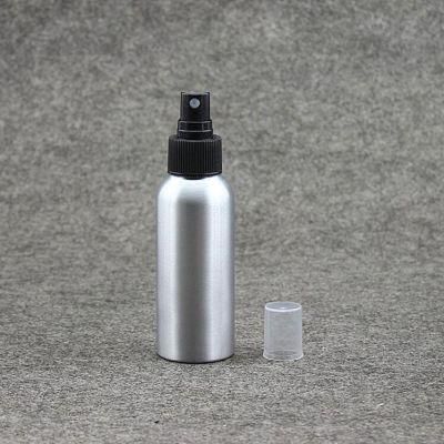 30ml 50ml 100ml Aluminium Spray Atomiser Bottle Refillable Empty Bottles Black Pump Atomizer for Cosmetic Packaging Tool