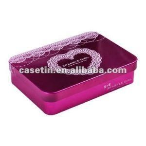 Rectangle Tin Box/ Private Cookie Tins (BDD-0095)