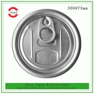 Easy Open Aluminum 300# Can Lid