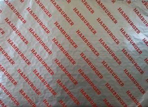 New Coming High Quality Custom Printed Red Healthy Aluminum Foil Paper