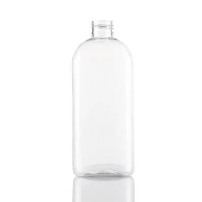 250ml Transparent Plastic Pump Bottle Flat (ZY01-A016)
