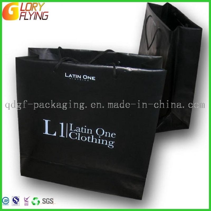 Plastic Packaging Shopping Bag Gift Bag with Hanger and PP Bag