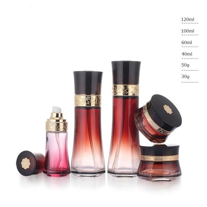 Ll09 Cosmetics Packaging Acrylic Bottle Round Cream Bottle Have Stock