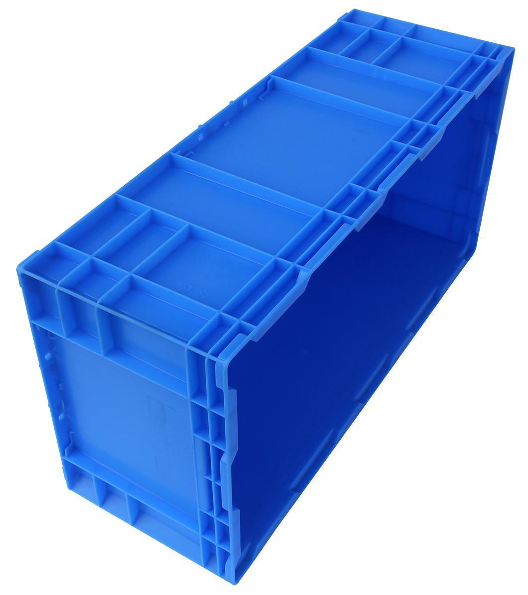 HP7d Plastic Turnover Logistics Container Box HP Standard Auto Parts Logistic Box Durable Opaque Plastic Storage Boxes