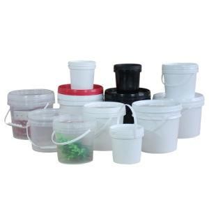 Chinese Factory Food Grade 1L 4L 5L 10L 16L 20L 25L Plastic Buckets with Logo Printing