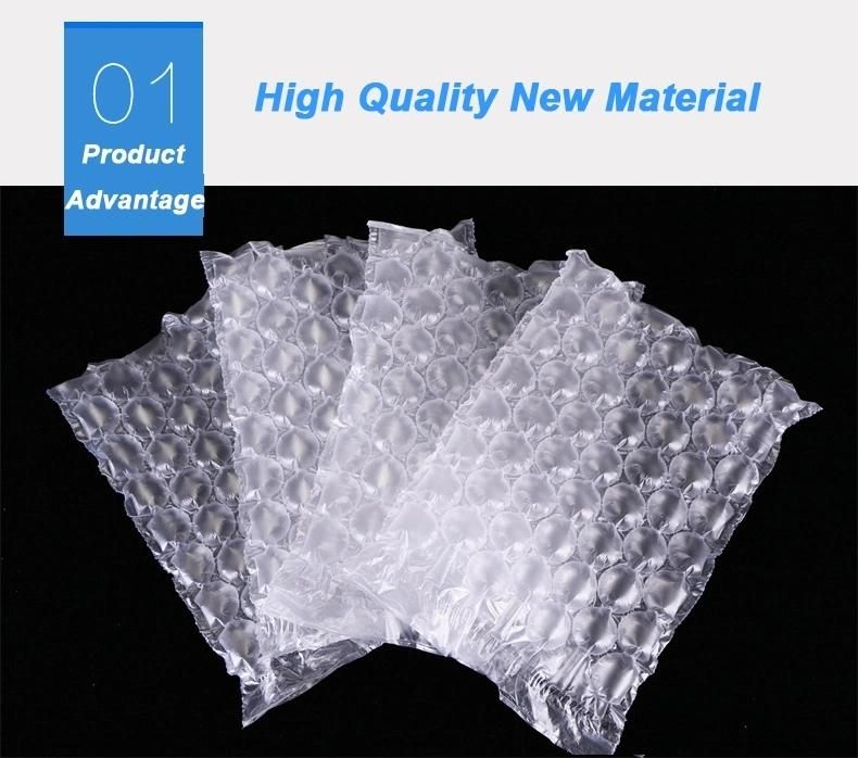 Factory Wholesale Air Bubble Cushion Wrap Roll as Protective Packaging Film to Pack Fragile Article